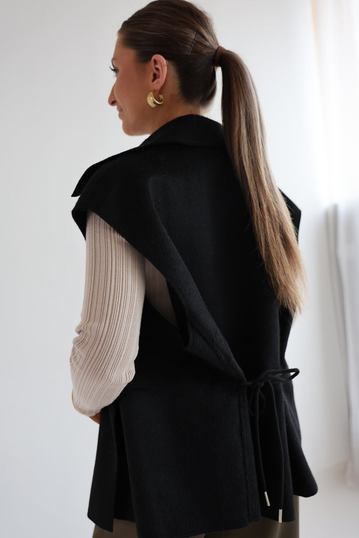 Oversize Weste mit Raffung Divine