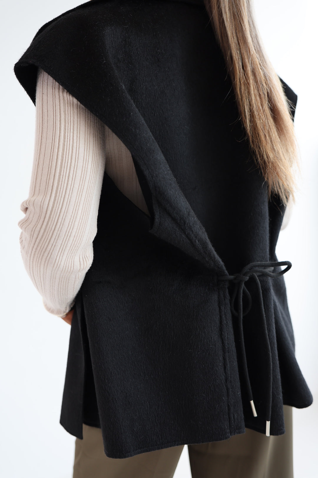 Oversize Weste mit Raffung Divine
