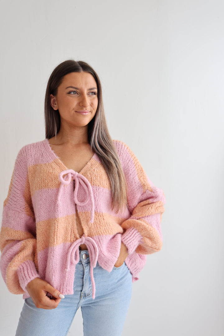 Gestreifter Cardigan Luana