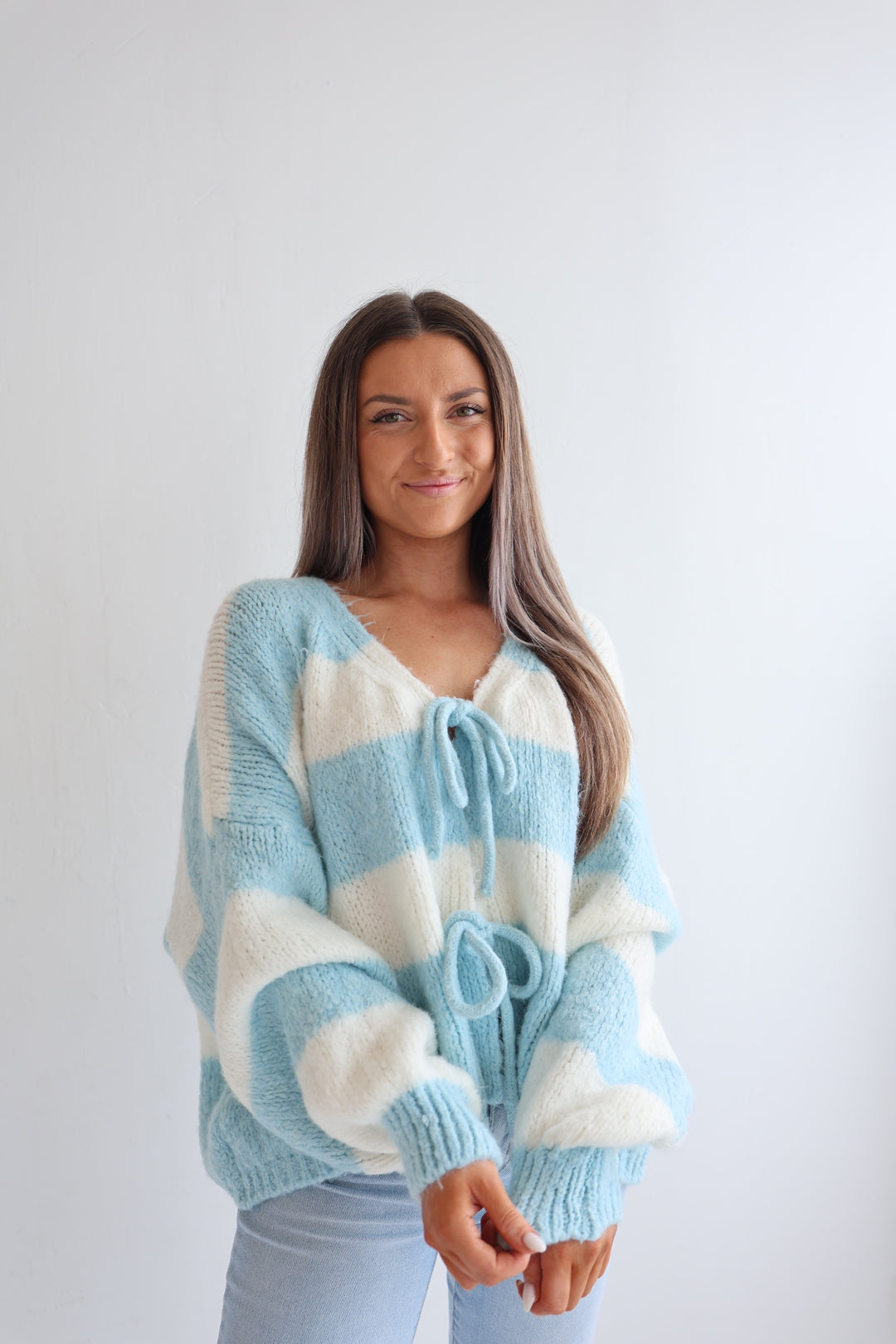 Gestreifter Cardigan Luana