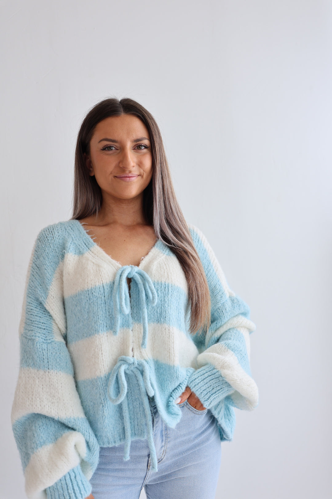 Gestreifter Cardigan Luana