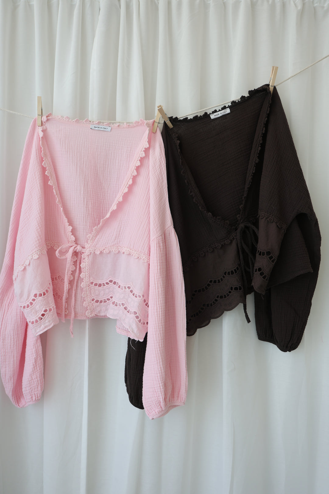 Musselinbluse Sweet Ruffles