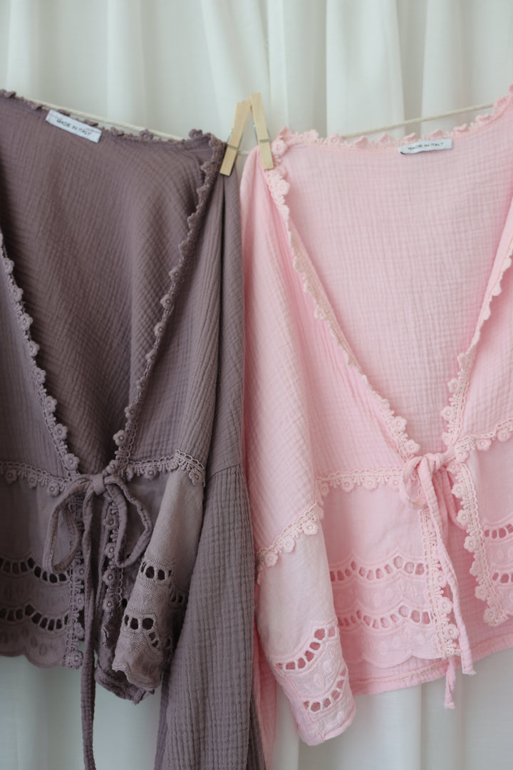 Musselinbluse Sweet Ruffles