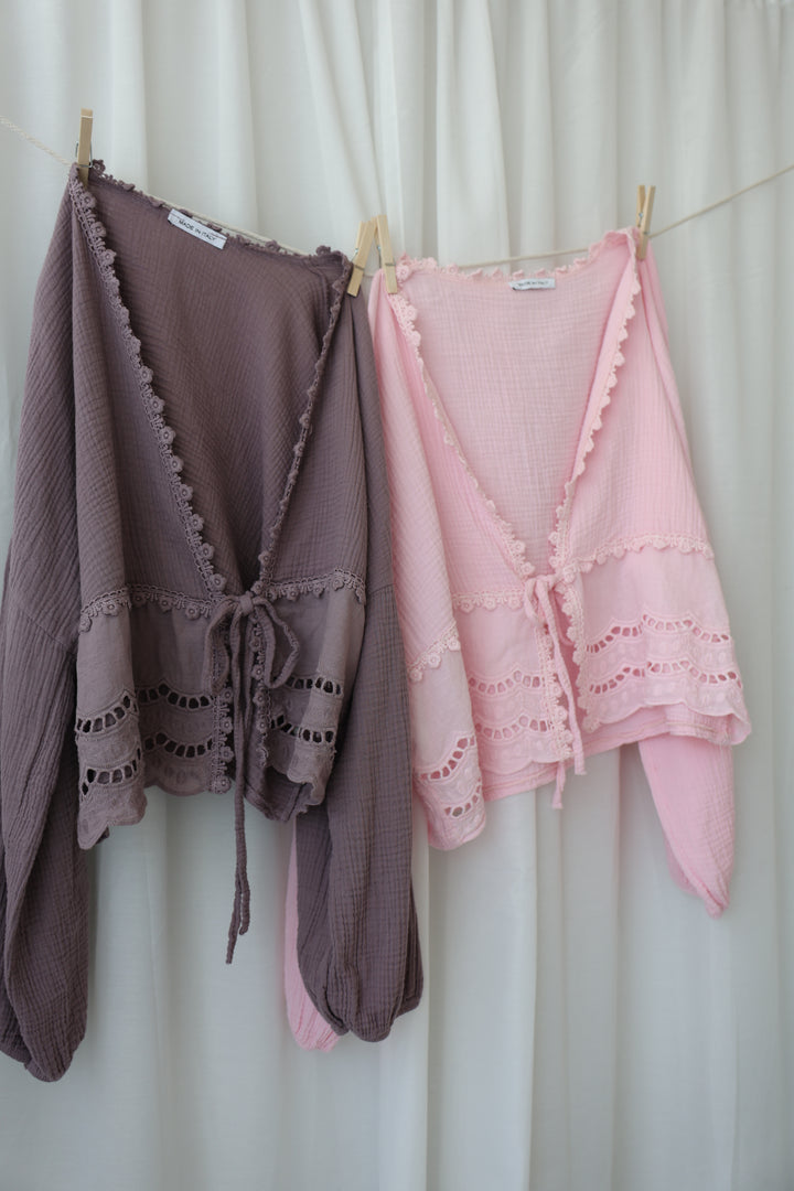 Musselinbluse Sweet Ruffles