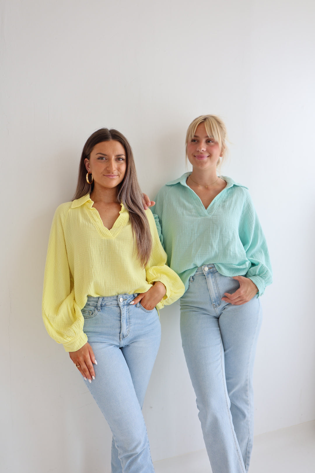 Schlupfbluse aus Musselin Chloe