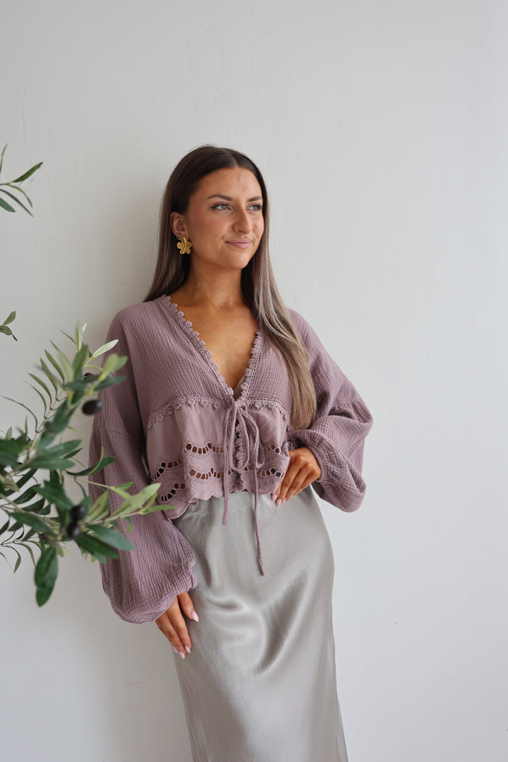 Musselinbluse Sweet Ruffles