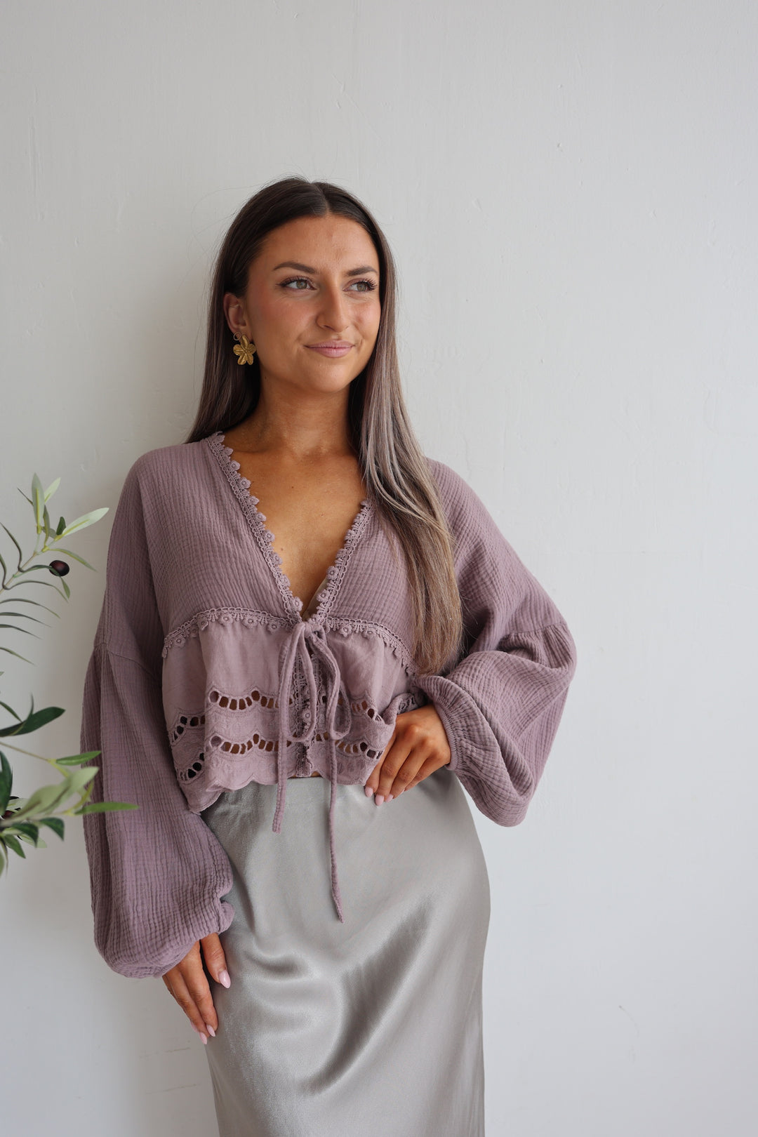 Musselinbluse Sweet Ruffles