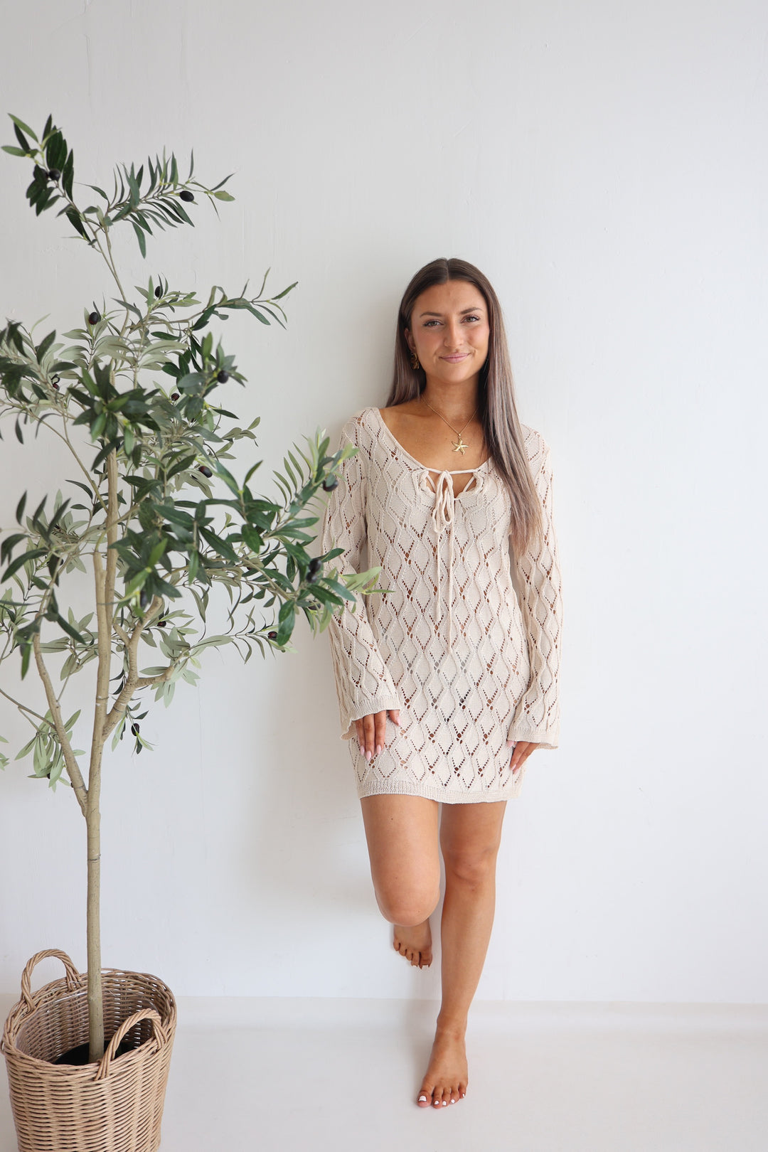 Gehäkeltes Minikleid Saphira
