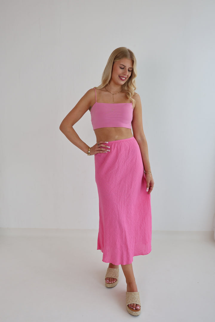 Langer Leinenrock Hannah