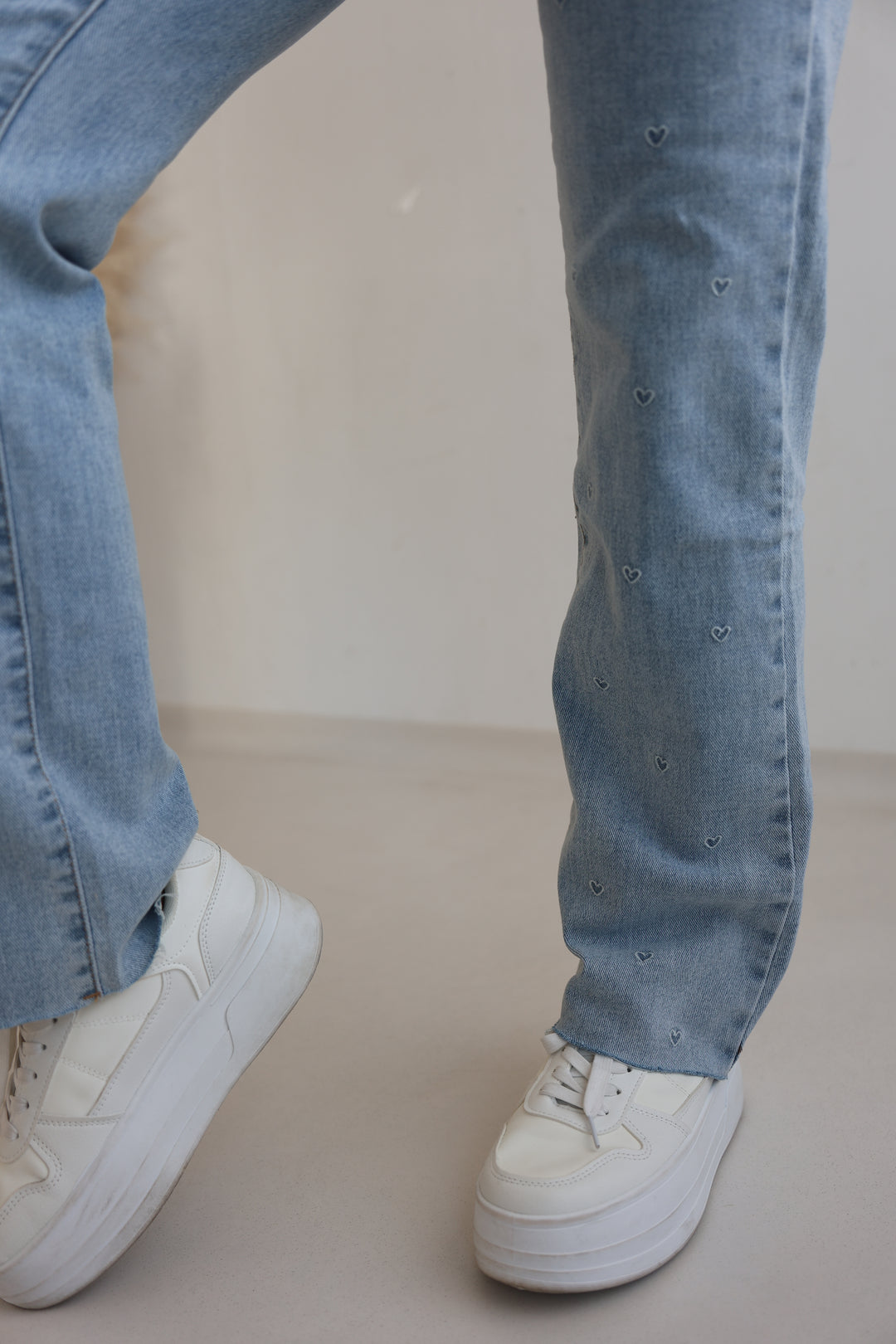 Straight Fit Jeans Blue Hearts (RD3187)