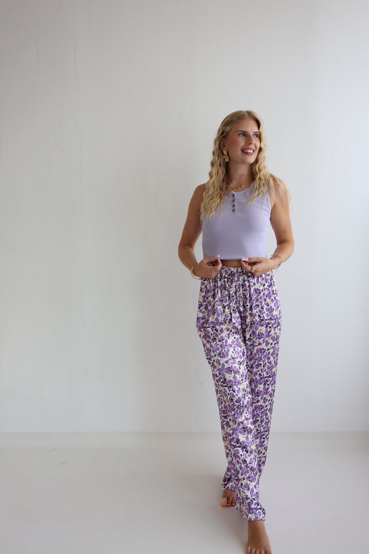 Lockere Hose aus Viskose Sunshine