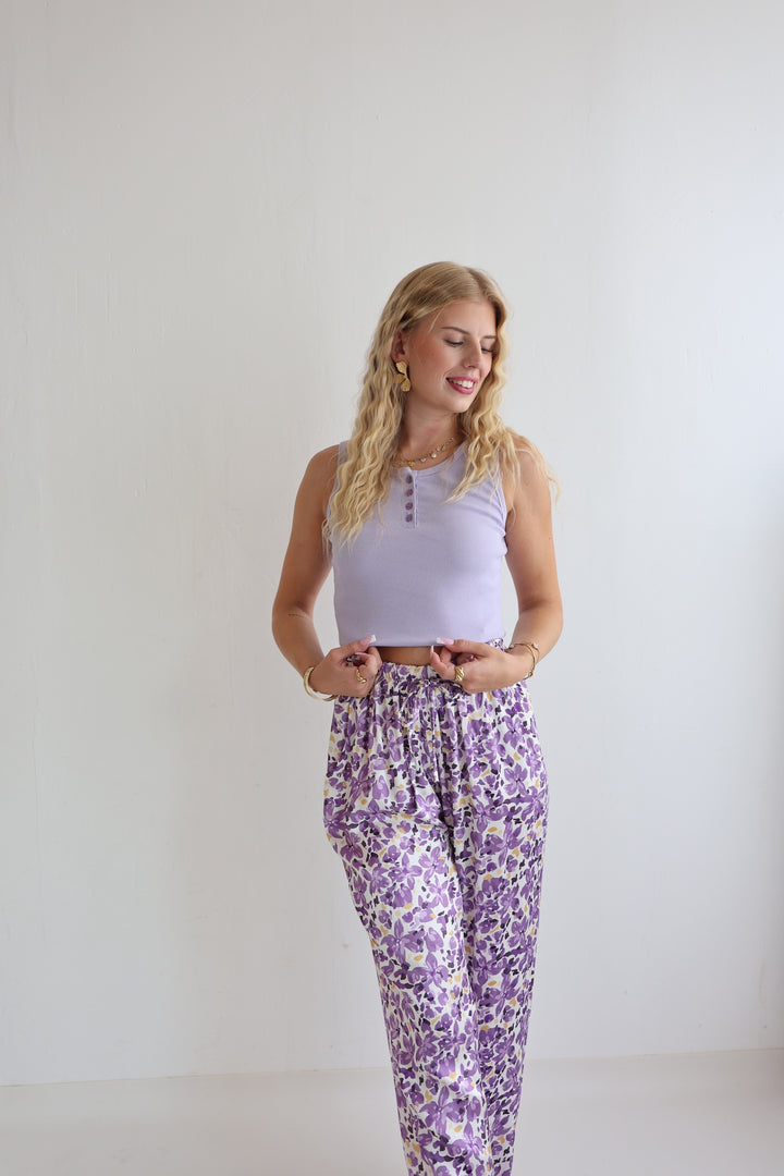 Lockere Hose aus Viskose Sunshine