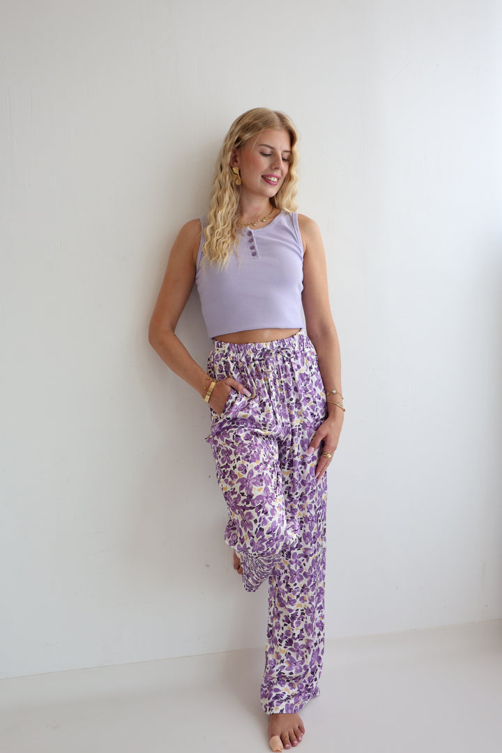 Lockere Hose aus Viskose Sunshine